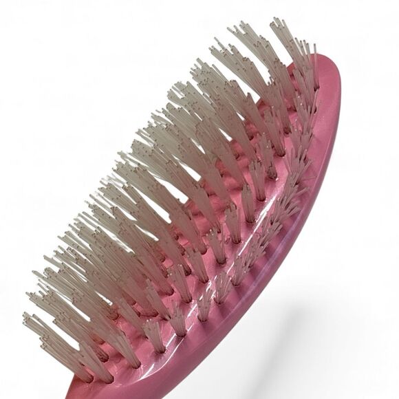 Avon Vintage Pink Flair Hair Brush Clear Bristles 8” - Picture 3 of 6